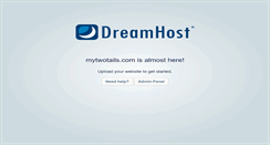 Desktop Screenshot of mytwotails.com